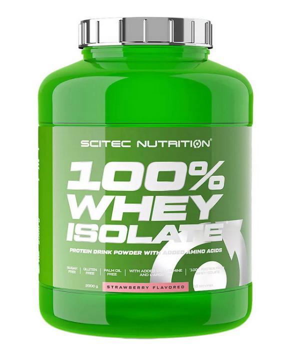 Протеїн Ізолят Scitec Nutrition 100% Whey Isolate 2000 грам Смак: berry-vanilla