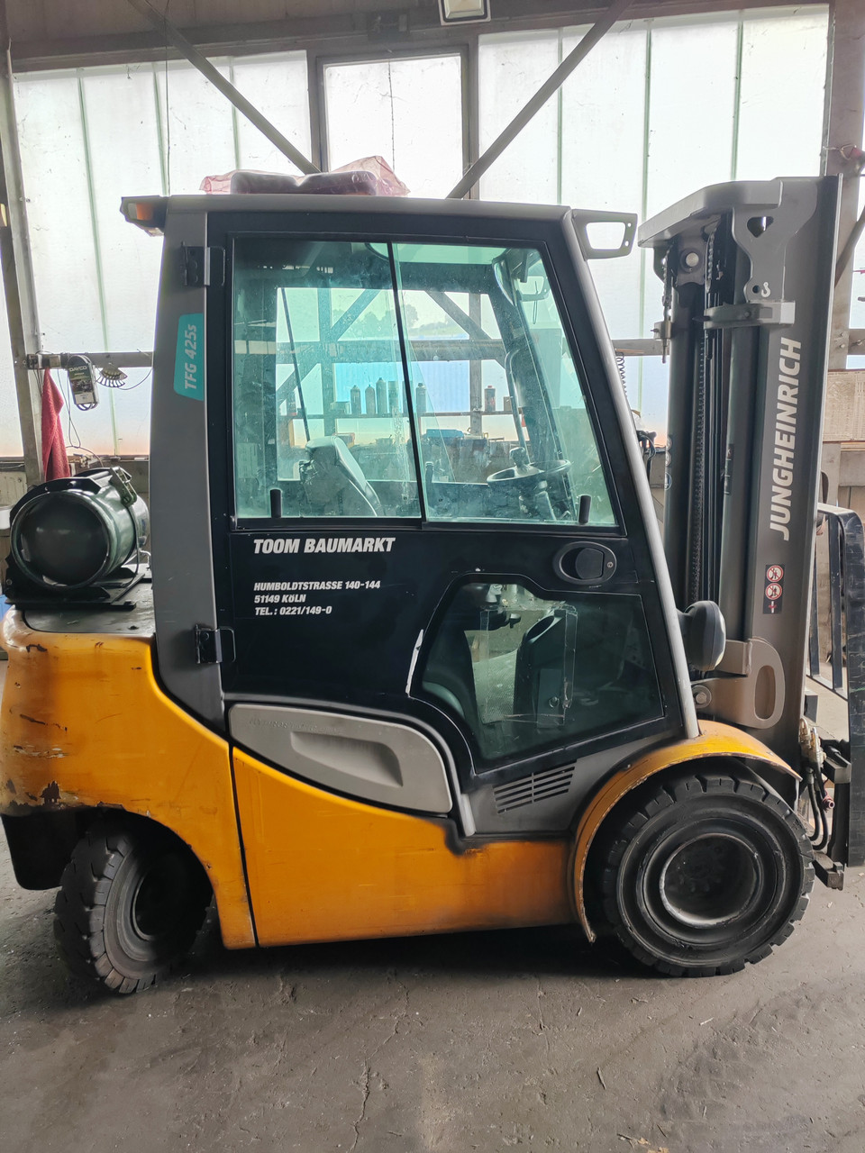 Вилковий навантажувач газ Jungheinrich TFG 425