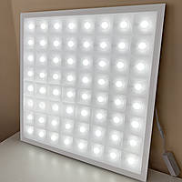 Лед панель 600×600мм 48Вт 5280Лм холодний білий 6500K з випуклим розсіювачем