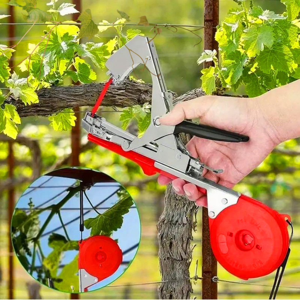 Садовий степлер Tape Tool для підв'язування рослин винограду, овочів, квітів Tapetool Тапенер