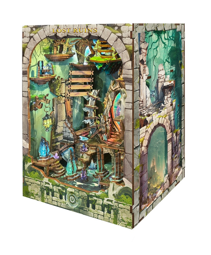 Бук Нук Загублені руїни Інтер'єрний конструктор Lost Ruins DIY Book Nook Kit SQ-30