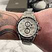 Стильний чоловічий наручний годинник Tag Heuer Carrera Silver-White, фото 7
