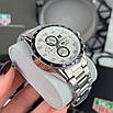 Стильний чоловічий наручний годинник Tag Heuer Carrera Silver-White, фото 10