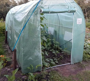 Теплиця садова, парник Польща 2х3х2 м біла 6м2