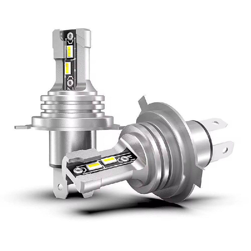 LED лампи H4 12-24V 50W 5000Lm 6000K – ближнє та дальнє світло (2 шт). Світлодіодна лампа H4