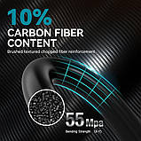 Пластик SUNLU PETG-CF Black, Reusable Spool, 1.75мм, 1кг, 240-250°C, Чорний філамент для 3Д-друку, фото 5