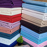 Постільна білизна Страйп-Сатин  Євро розмір простирадло на гумці 180*200+25см Висока якість, фото 3