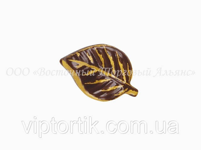 Форми для шоколаду з перебивним малюнком Modecor — Листочок 32613