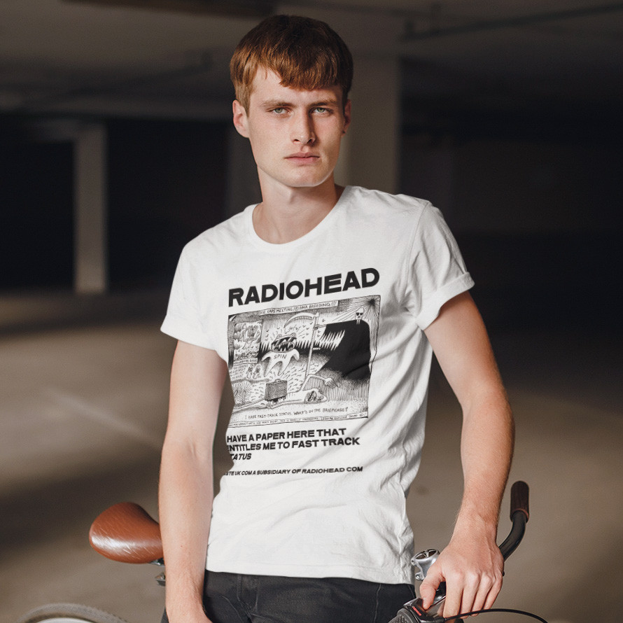 Футболка Cult - Radiohead - I Have A Paper