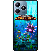 Силіконовий чохол бампер для Realme C63 з малюнком Майнкрафт Minecraft