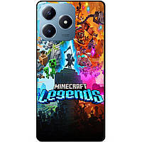 Силіконовий чохол бампер для Realme C63 гра Майнкрафт Minecraft