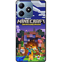 Силіконовий чохол бампер для Realme C63 з картинкою Майнкрафт Minecraft