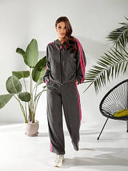 Жіночий спортивний костюм трендовий трикотажний 46, 48, 50, 52