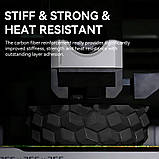 Пластик SUNLU PETG-CF Black, Reusable Spool, 1.75мм, 1кг, 240-250°C, Чорний філамент для 3Д-друку, фото 8