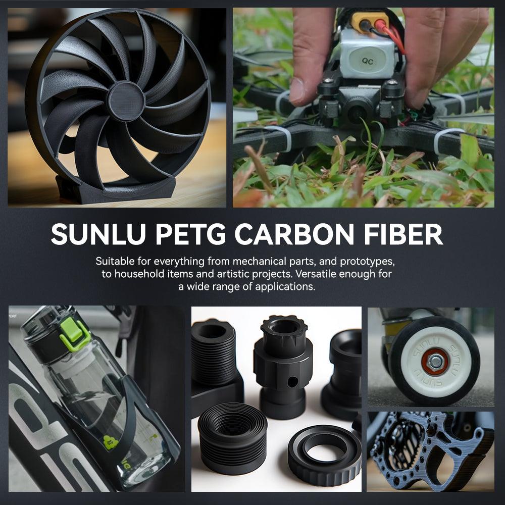 Filament for 3D-print SUNLU PETG Carbon Fiber 1.75mm 1kg new7