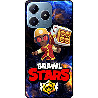 Силіконовий бампер чохол для Realme C63 з Героєм Космічний Бравл Брок