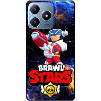 Силіконовий бампер чохол для Realme C63 з Героєм Космічний Бравл Булл