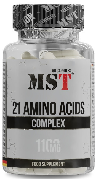 Комплекс амінокислот MST 21 Amino Acids Complex 60 капс