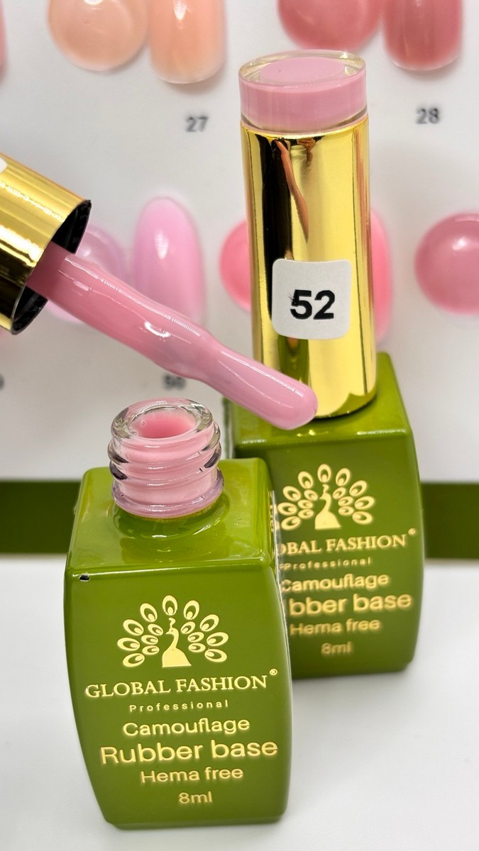 Камуфлювальна каучукова база Global Fashion Rubber Base Hema Free, #52