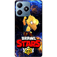 Силіконовий бампер чохол для Realme C63 з Героєм Космічний Бравл Ворон Фенікс