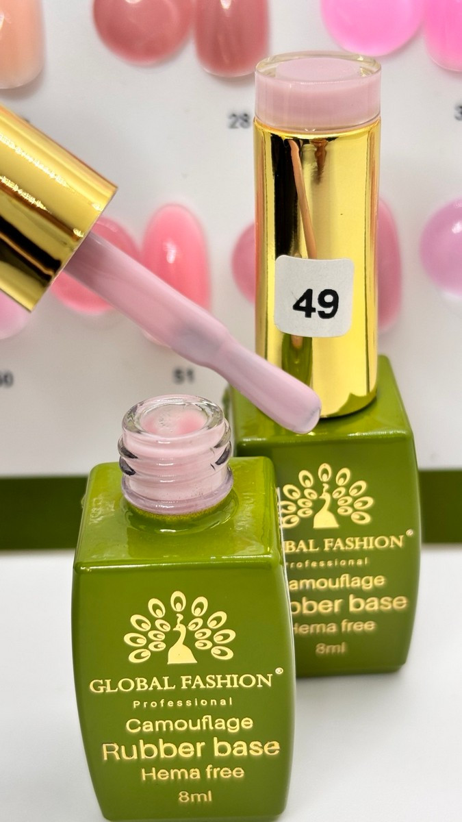Камуфлювальна каучукова база Global Fashion Rubber Base Hema Free, #49
