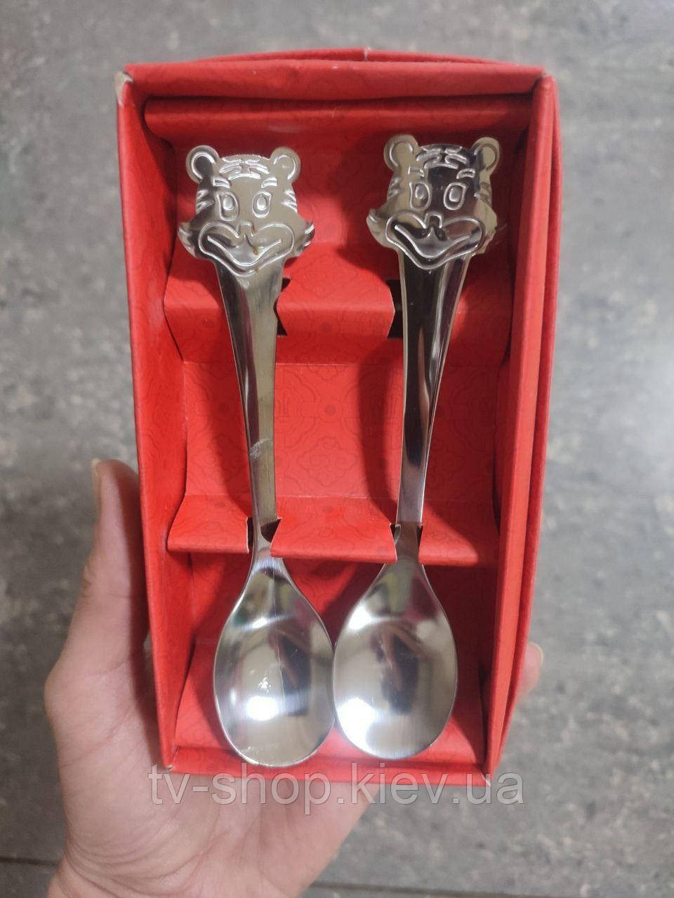 Набір ложок Тигренята, фото 1