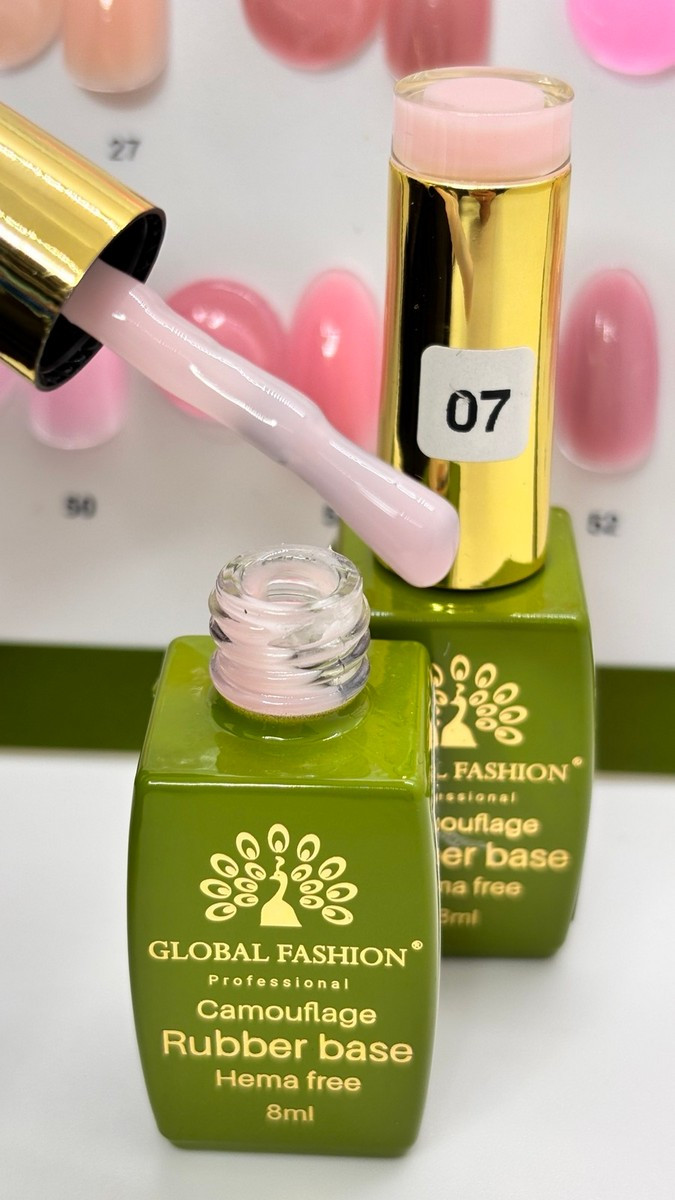 Камуфлювальна каучукова база Global Fashion Rubber Base Hema Free, #7