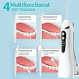 Портативний іригатор електричний Oral Irrigator із зарядкою від USB, фото 7