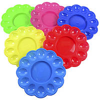 Тарілка під пасху та крашанки пластикова