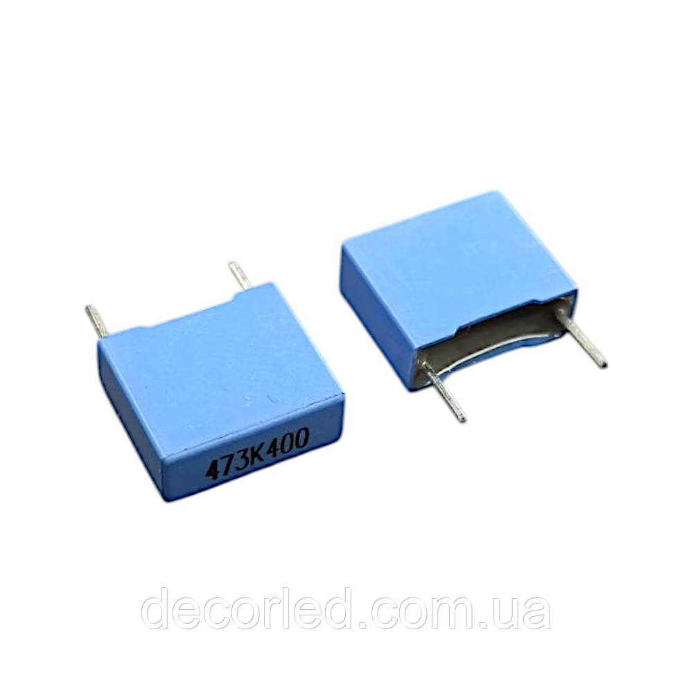 Конденсатор плівковий MKP 0,047uf 400VAC 10% P = 11mm (короткі ноги), фото 1