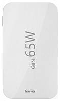 Hama 65W GaN, 2X USB-C, 1X USB-A, White, фото 4