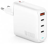4smarts Flex Pro 100W 3xUSB-C + 1xUSB-A White, фото 3