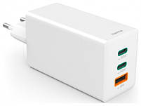 Hama mini 100W GaN PD/QC 2x USB-C, 1x USB-A White, фото 5