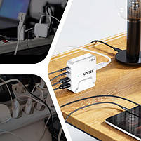 Unitek Charger desk GaN 70W 2xUSB-A 2xUSB-C, фото 5
