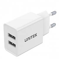 Unitek Charger 2x USB-A 12 W White, фото 2