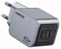 Ugreen Nexode Pro 45W, 2x USB-C Grey, фото 2