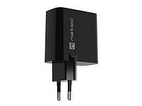 Natec Ribera GaN 45W USB-A USB-C Black, фото 6