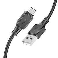 Кабель USB - micro USB Hoco X101 2.4A 1m Black