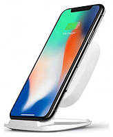ZENS Fast Wireless Charger Stand / Base 10W White, фото 5
