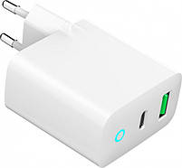Gembird USB QC3.0 Type-C 20W LED White, фото 4
