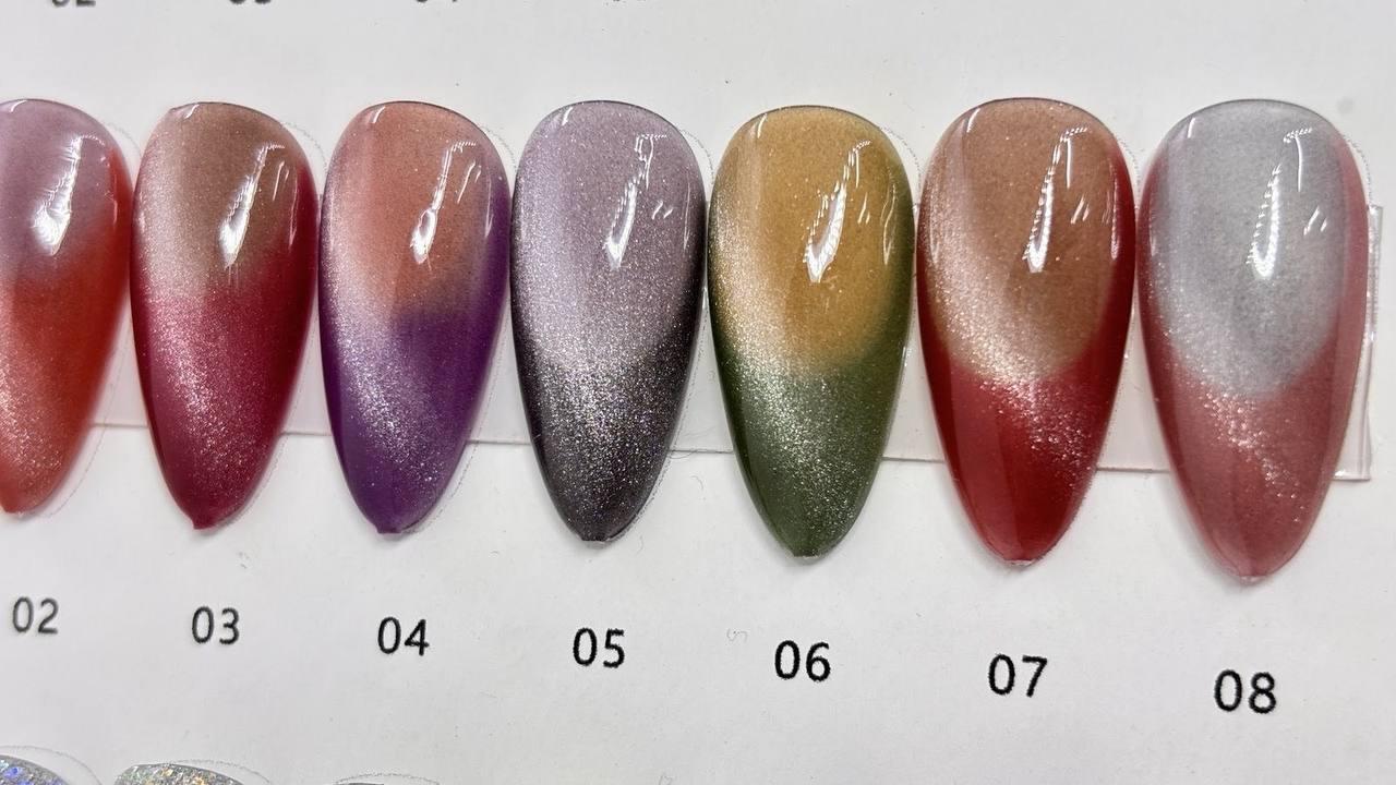 Гель-лак котяче око Temperature cat eyes Bee Nails 8 мл