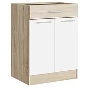 Нижній модуль для кухні Еверест Еко Ламінована ДСП 600 мм Кухонна тумба з одним висувним ящиком