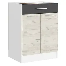 Нижній модуль для кухні Еверест Еко Ламінована ДСП 600 мм Кухонна тумба з одним висувним ящиком, фото 3