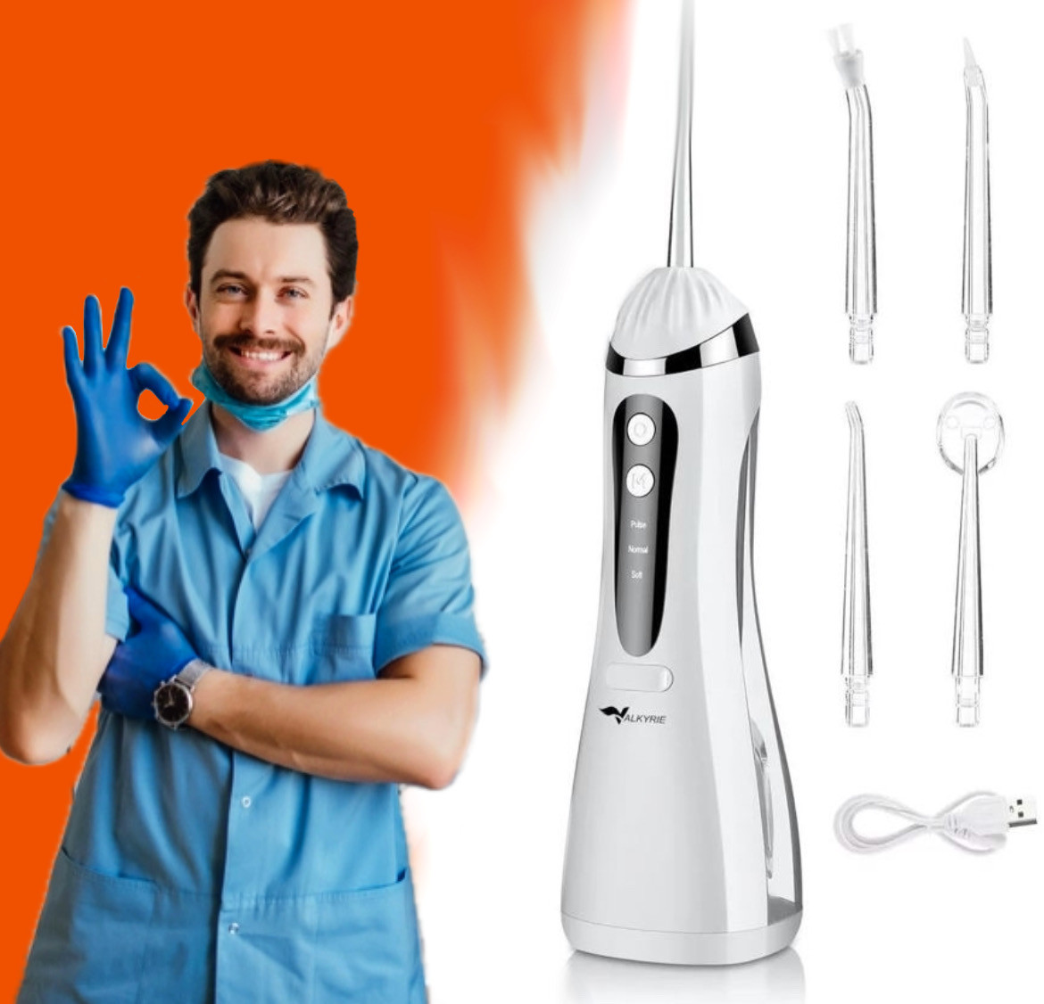 Портативний іригатор електричний Oral Irrigator із зарядкою від USB