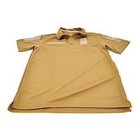 Поло з липучками під шеврони розмір XXL колір Кайот з матеріалу COOLPASS