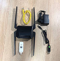 Wi-Fi роутер Black Mangust 4G + USB modem (+ кабель USB 5V to 12V)