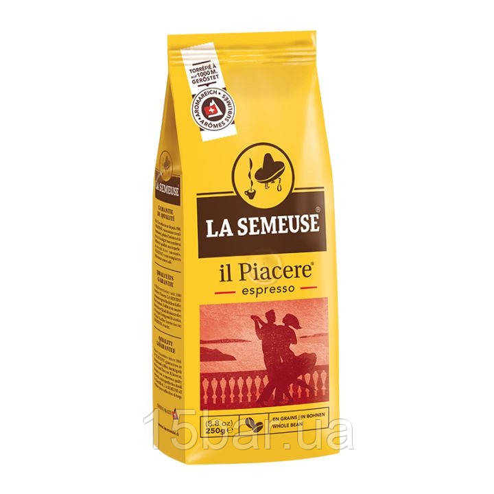 Кава в зернах La Semeuse Il Piacere 250g