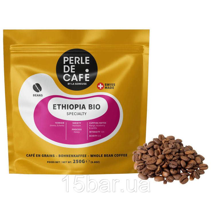 Кава в зернах La Semeuse Perle de Café Ethiopia BIO 100% Арабіка 250g