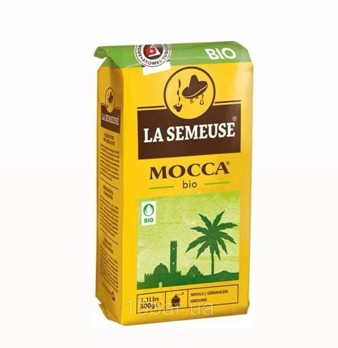 Кава мелена La Semeuse Mocca BIO 100% Арабика 500g