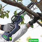 Акумуляторна пила ланцюгова + 2 акумулятори 2А·год 20В + 2 шини Wuber (Польща), фото 8